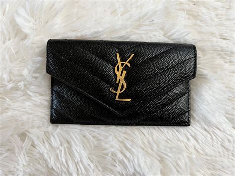 ysl fragments flap card holder|fragments ysl patent card holder.